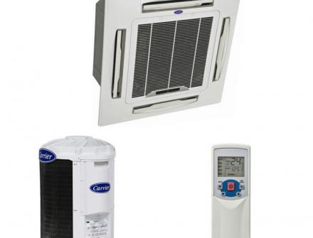 Ar Condicionado Split Cassete Carrier Slim 48000 BTUs Frio Trifásico em Guarantã do Norte MT