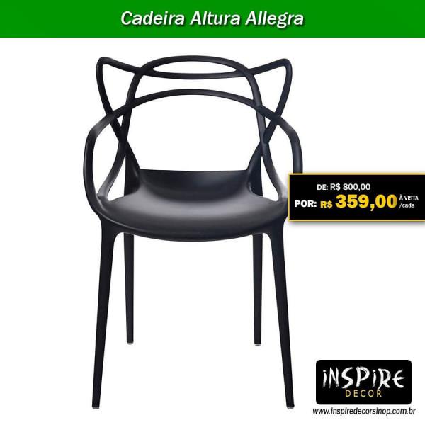 Cadeira Altura Allegra Inspire Decor Sinop MT