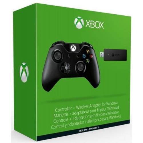 Controle Sem Fio (Preto) + Adaptador Usb Para Pc - Xbox One