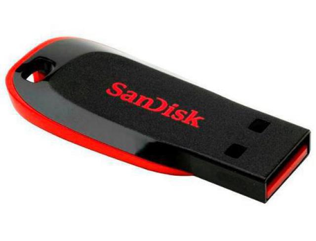 Pen Drive Sandisk Cruzer Blade Z50 128gb