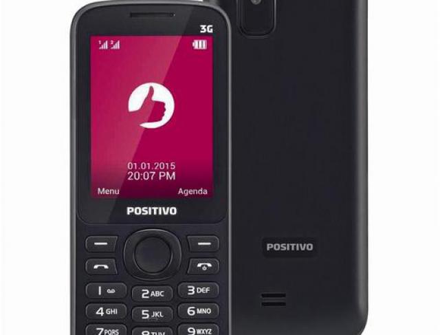 Celular Positivo 2.4” 3g Bluetooth Fm Mp3 P30 C Preto