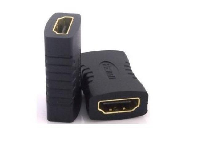 Hdmi Extensor Adaptador Banhado A Ouro Para Cabo Hdmi - Importado