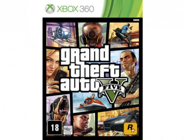 Jogo Grand Theft Auto Gta V - Xbox 360