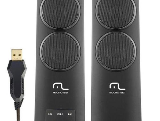 Caixa de Som 20w Rms USB Super Bass Gamer Multilaser SP152